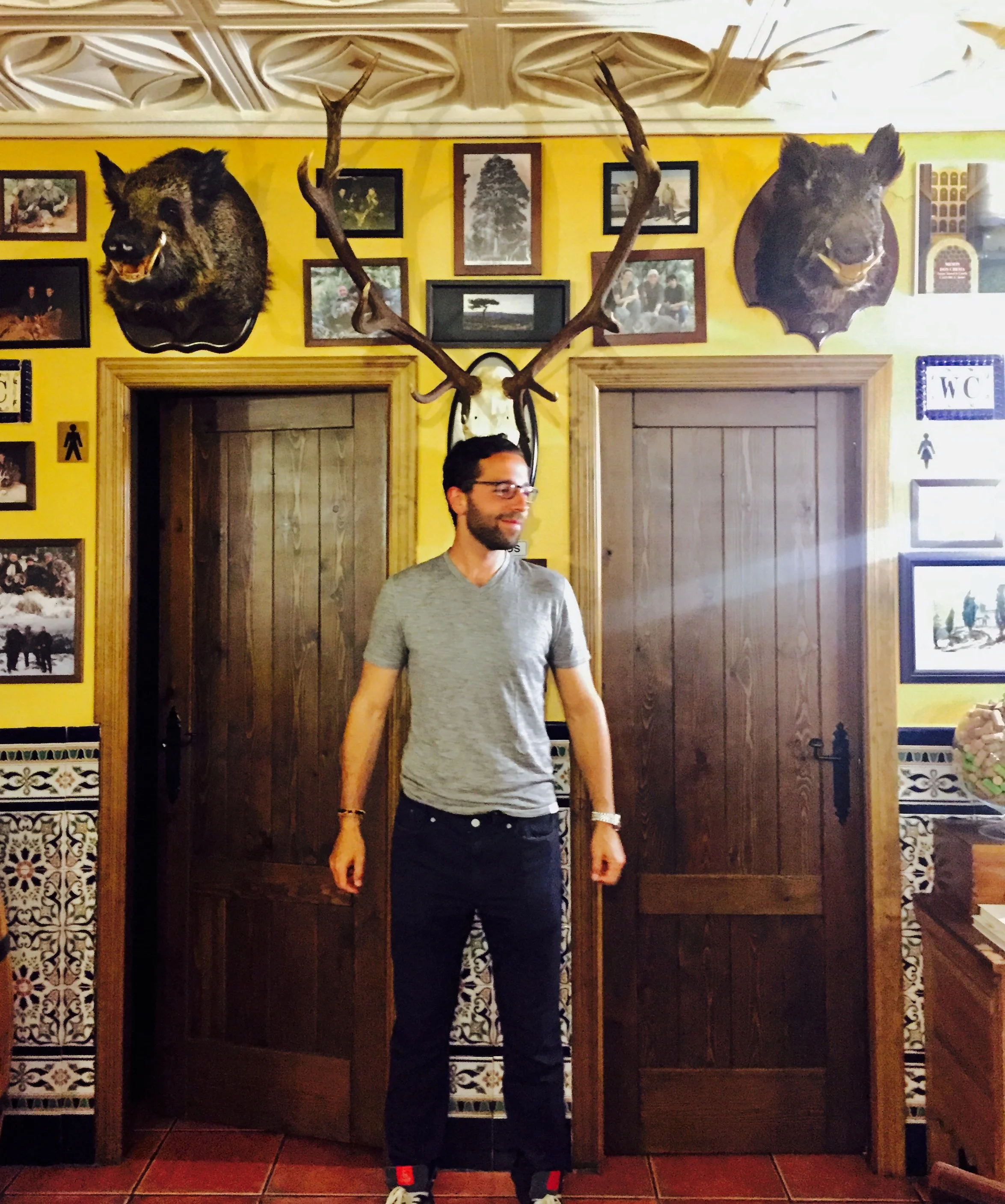  Not pictured: the 174 other dead animal heads -- apparently they're called taxonomy -- lining the other walls of Don Chema 